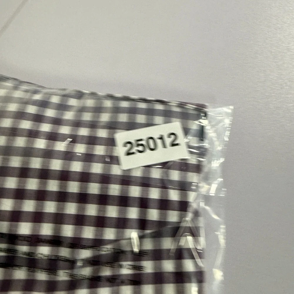Untuckit Shirt‎ Mens Large Purple Button Up Long Sleeve Gingham Check Casual